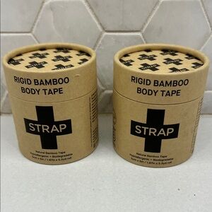Strap Beige Bamboo Body Tape 5.5 Yards 1 Roll  by Patch Latex Free Lot of 2
